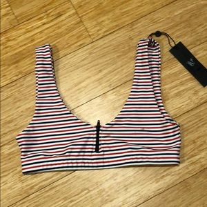 stone fox bikini top! NWT